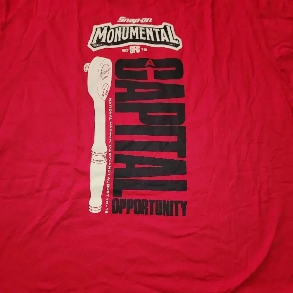NEW w/o tag SNAP ON TOOLS brand mens‎ short sleeve t-shirt 2X - Picture 3 of 4